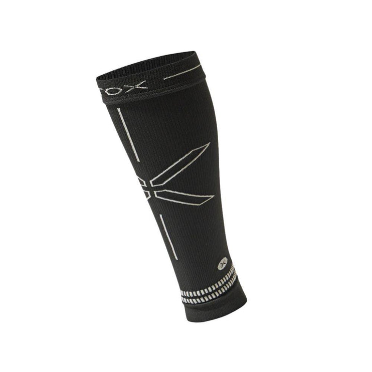 STOX | Compression Calf Sleeves | Men | Black / Light Grey