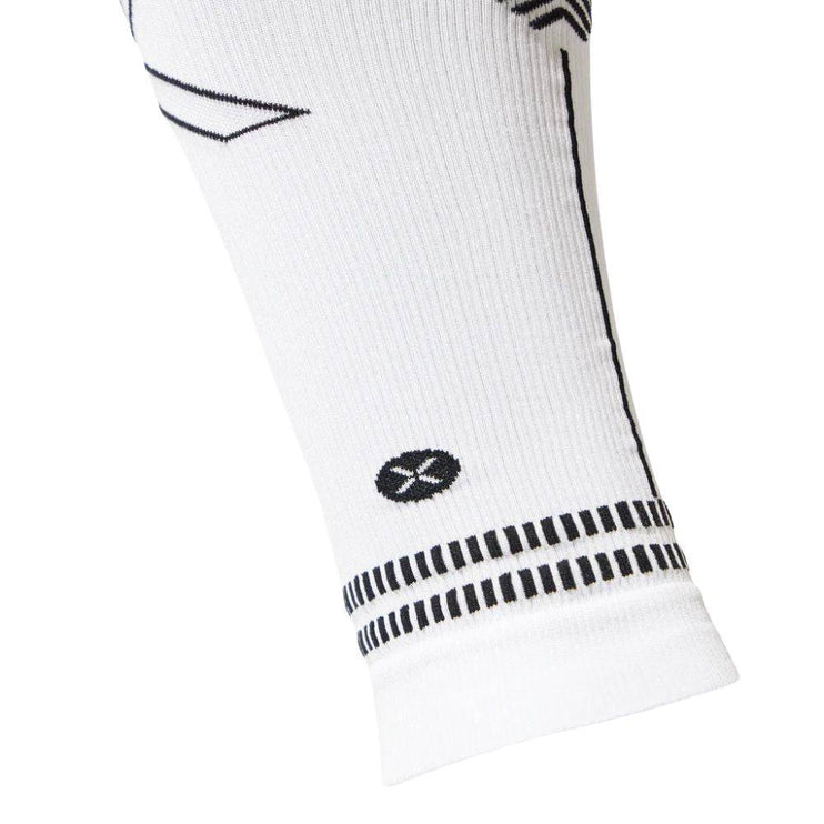 STOX | Compression Calf Sleeves | Men | White / Black
