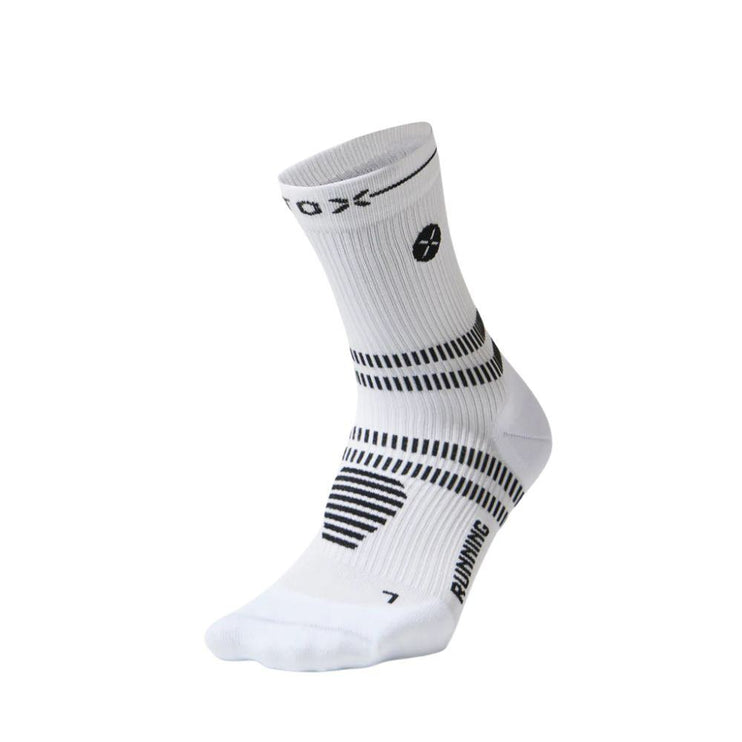 STOX | Running Ankle Socks | Men | White / Black