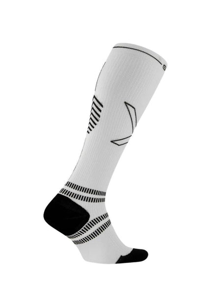 STOX | Running Compression Socks | Dames | White / Black