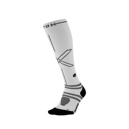 STOX | Running Compression Socks | Heren | White / Black