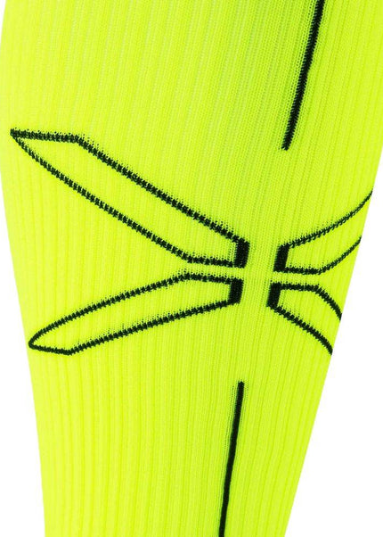 STOX | Running Compression Socks | Heren | Yellow Fluo / Black
