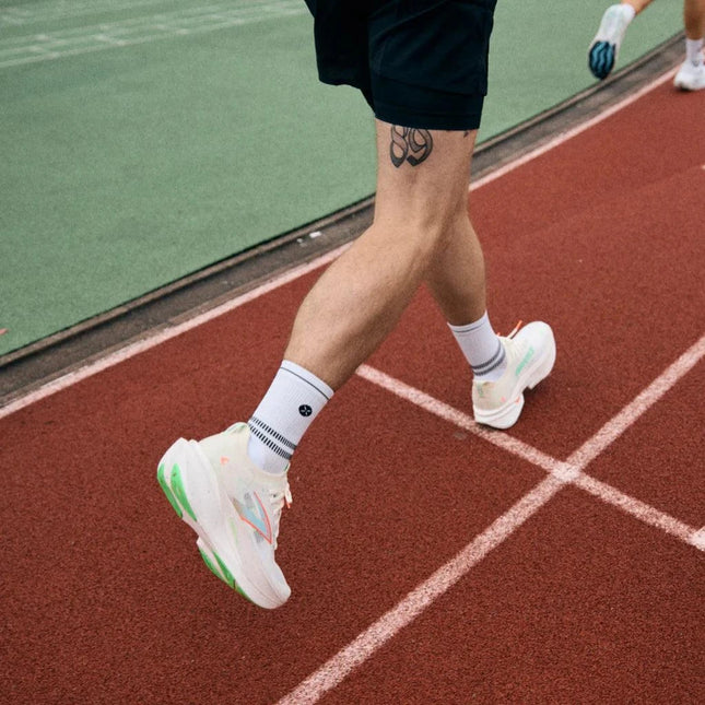 STOX | Running Ankle Socks | Heren | White / Black