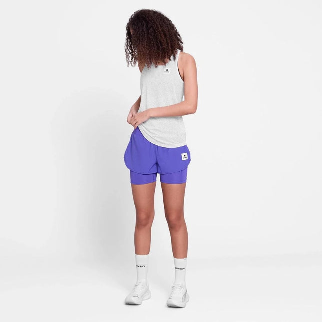 Saysky | 2-in-1 Pace Shorts 3'' | Dames | Purple
