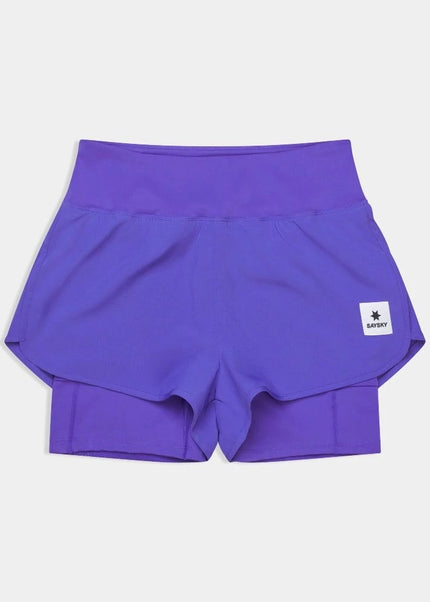 Saysky | 2-in-1 Pace Shorts 3'' | Dames | Purple