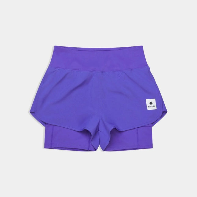 Saysky | 2-in-1 Pace Shorts 3'' | Dames | Purple