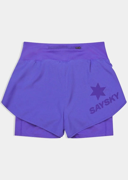 Saysky | 2-in-1 Pace Shorts 3'' | Dames | Purple
