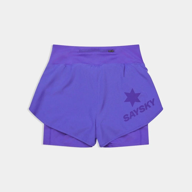 Saysky | 2-in-1 Pace Shorts 3'' | Dames | Purple
