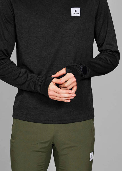 Saysky | Clean Flow Long Sleeve | Heren | Black