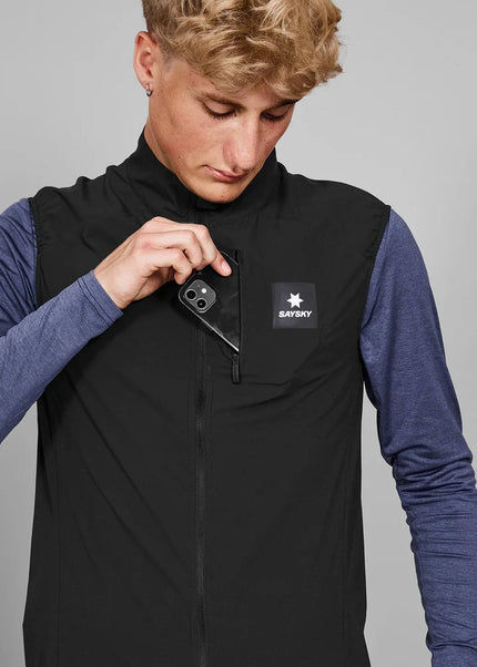 Saysky | Clean Pace Flex Vest | Unisex | Black