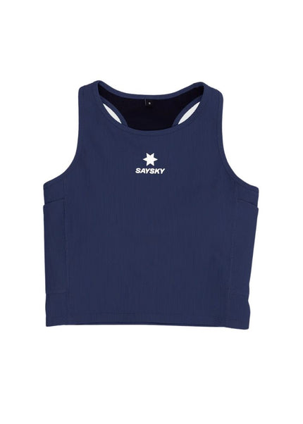 Saysky | Combat Rib Crop Top | Damen | Blau
