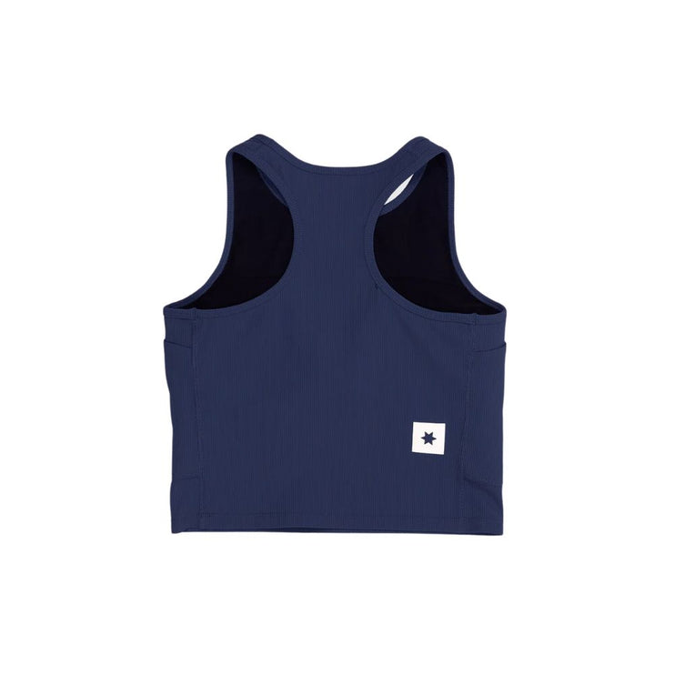 Saysky | Combat Rib Crop Top | Dames | Blue