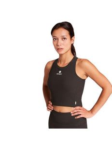 Saysky | Combat Rib Crop Top | Damen | Kaffee