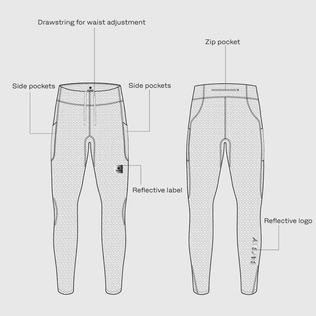 Saysky | Combat+ Long Tight | Dames | Black