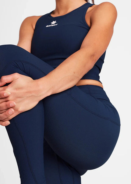 Saysky | Combat+ Rib Long Tights | Dames | Blue