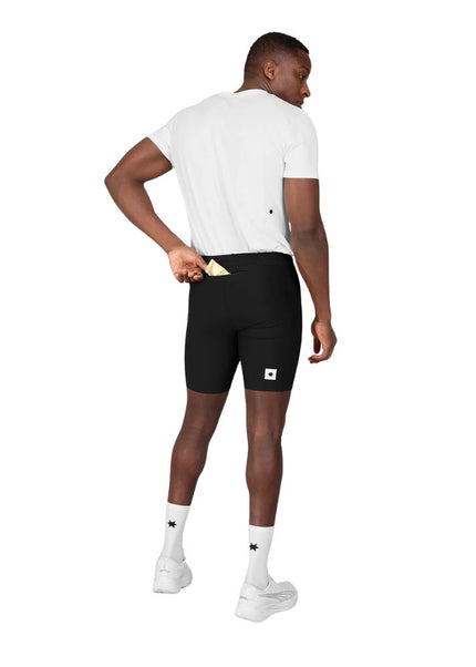 Saysky | Combat+ Rib Short Tights 8'' | Black | Heren