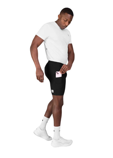 Saysky | Combat+ Rib Short Tights 8'' | Black | Heren