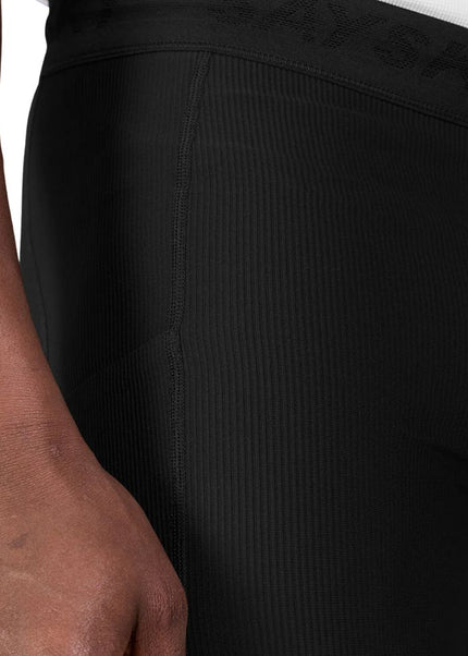 Saysky | Combat+ Rib Short Tights 8'' | Black | Heren
