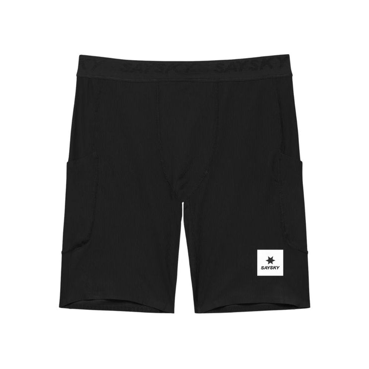Saysky | Combat+ Rib Short Tights 8'' | Black | Heren