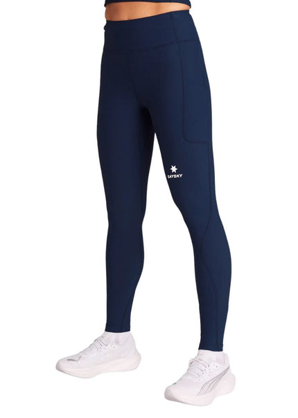 Saysky | Combat+ Rippe lange Strumpfhose | Frauen | Blau