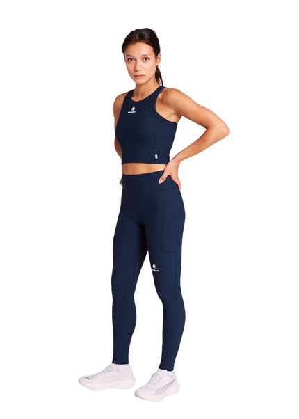 Saysky | Combat+ Rippe lange Strumpfhose | Frauen | Blau
