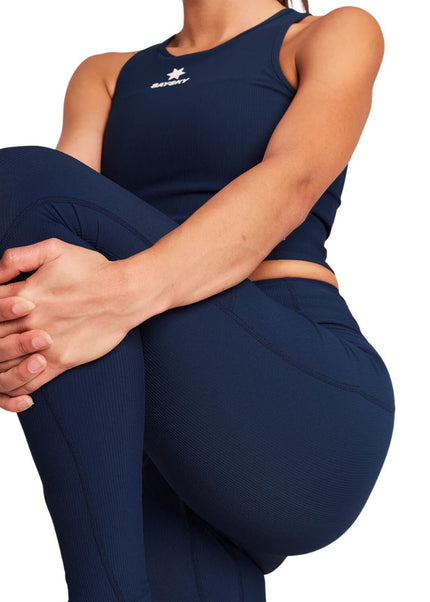 Saysky | Combat+ Rippe lange Strumpfhose | Frauen | Blau