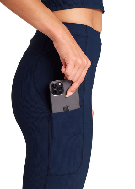 Saysky | Combat+ Rippe lange Strumpfhose | Frauen | Blau