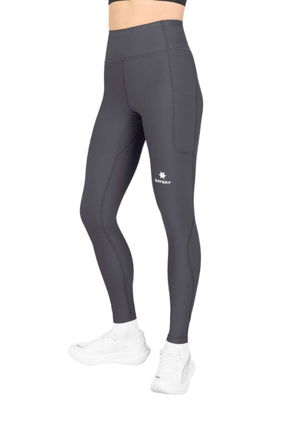 Saysky | Combat+ Rib Long Tights | Damen | Grau