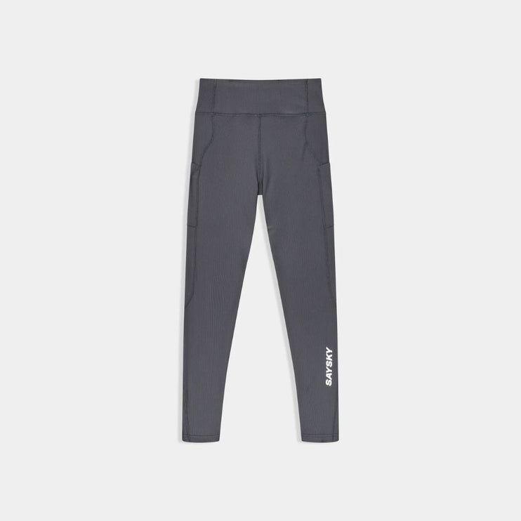 Saysky | Combat+ Rib Long Tights | Dames | Grey