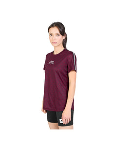 Saysky | Couture Combat T-Shirt | Dames | Burgundy AOP