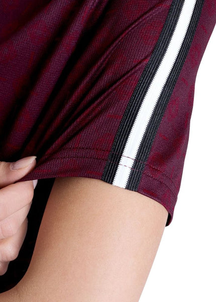 Saysky | Couture Combat T-Shirt | Dames | Burgundy AOP