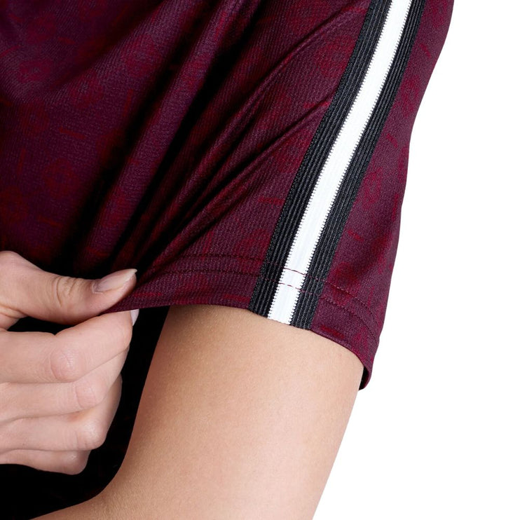 Saysky | Couture Combat T-Shirt | Dames | Burgundy AOP