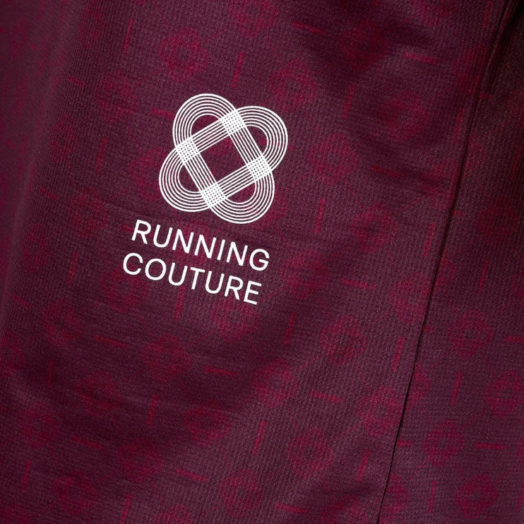 Saysky | Couture Combat T-Shirt | Dames | Burgundy AOP