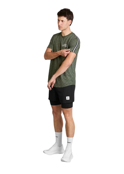 Saysky | Couture Combat T-Shirt | Herren | Grün AOP