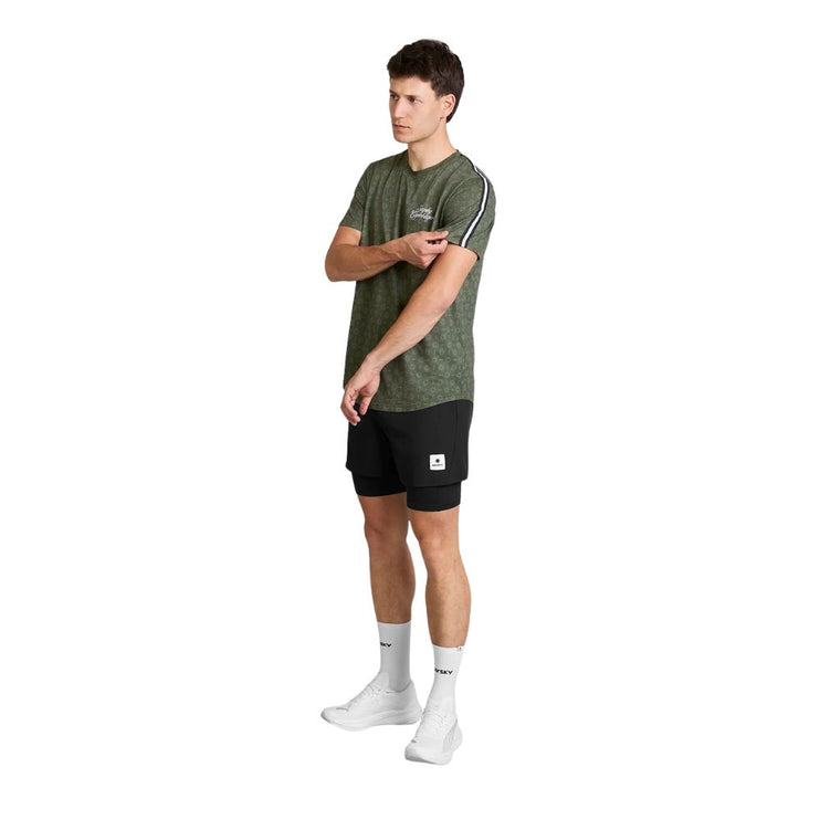 Saysky | Couture Combat T-Shirt | Heren | Green AOP