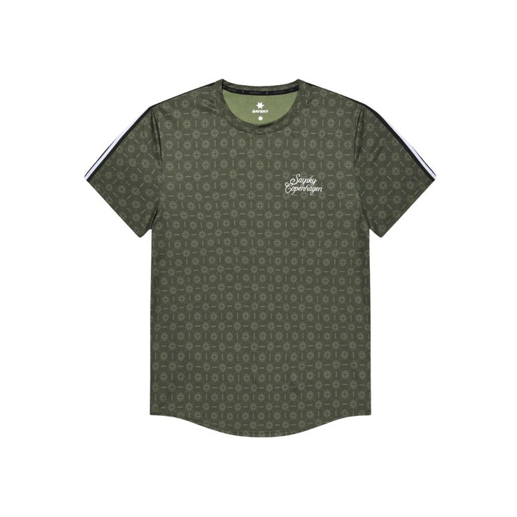 Saysky | Couture Combat T-Shirt | Heren | Green AOP