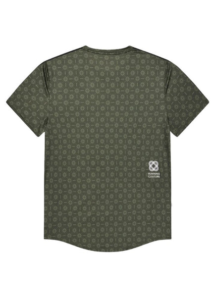 Saysky | Couture Combat T-Shirt | Herren | Grün AOP