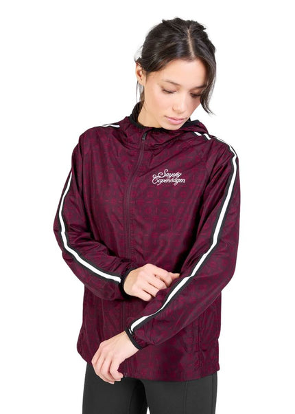 Saysky | Couture Pace Jacket | Dames | Burgundy AOP