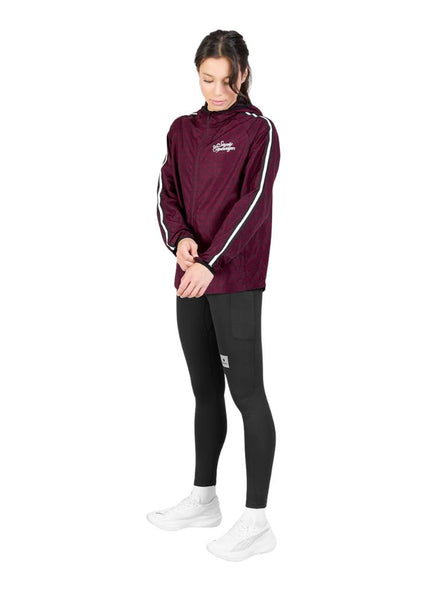 Saysky | Couture Pace Jacket | Dames | Burgundy AOP