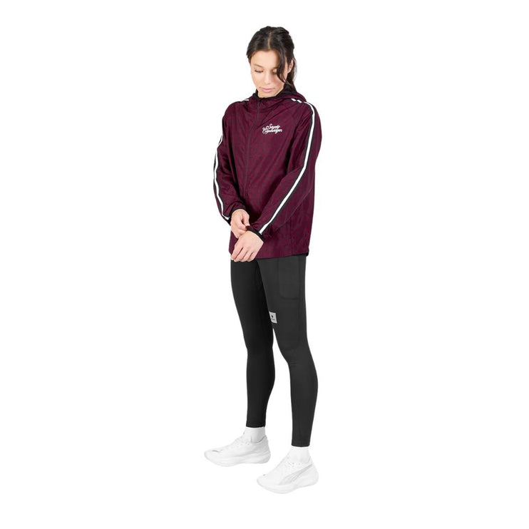 Saysky | Couture Pace Jacket | Dames | Burgundy AOP