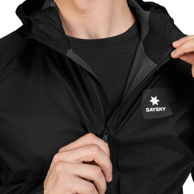 Saysky | Flow 2.5L Waterproof Jacket | Unisex | Black