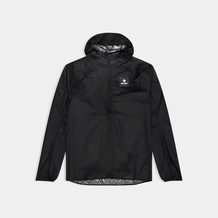 Saysky | Running jacket | Flow 2.5L Waterproof Jacket | Unisex | Black