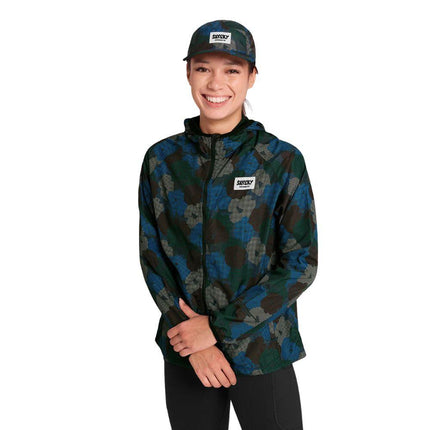 Saysky | Flower Pace Jacket | Blue AOP | Dames