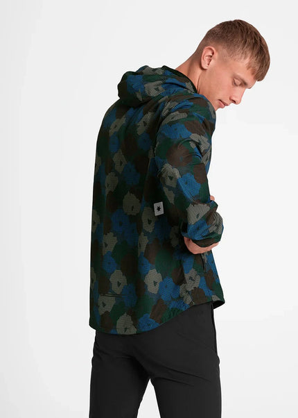 Saysky | Flower Pace Jacket | Blue AOP | Heren