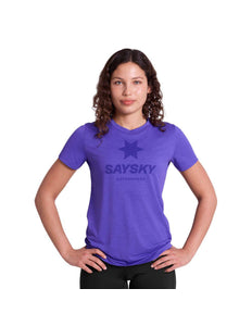 Saysky | Logo Combat Pro T-Shirt | Dames | Purple