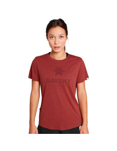 Saysky | Logo Combat Pro T-Shirt | Dames | Red