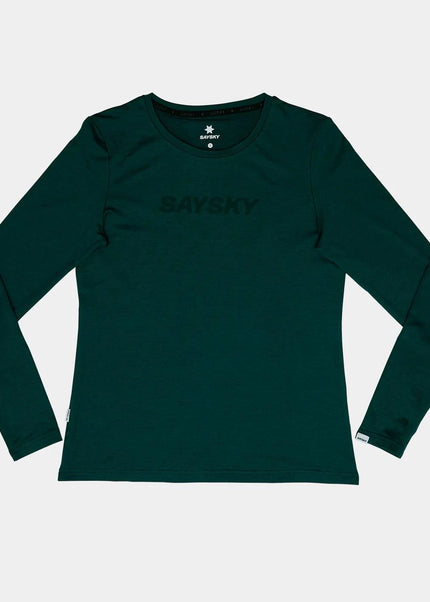 Saysky | Logo Pace Long Sleeve | Dames | Green