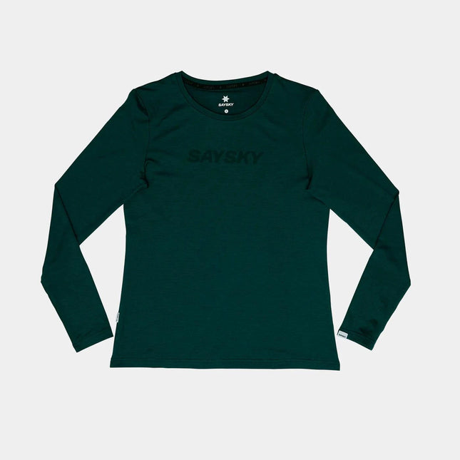 Saysky | Logo Pace Long Sleeve | Dames | Green