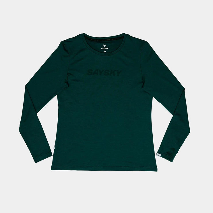 Saysky | Logo Pace Long Sleeve | Dames | Green