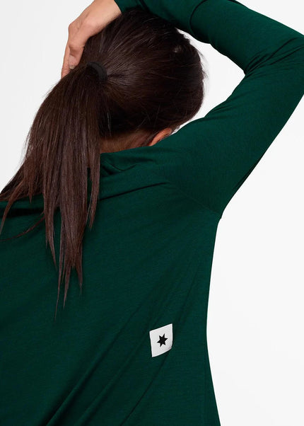 Saysky | Logo Pace Long Sleeve | Dames | Green